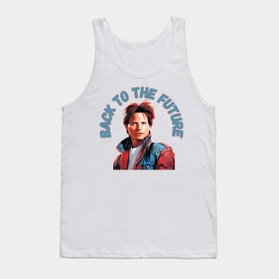 Michael J Fox - goes Back to the Future Tank Top